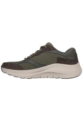 Scarpe Skechers Arch Fit verdi per uomo