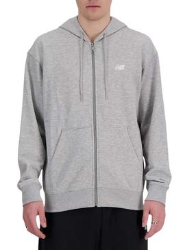 Giacca sportiva New Balance grigia per uomo