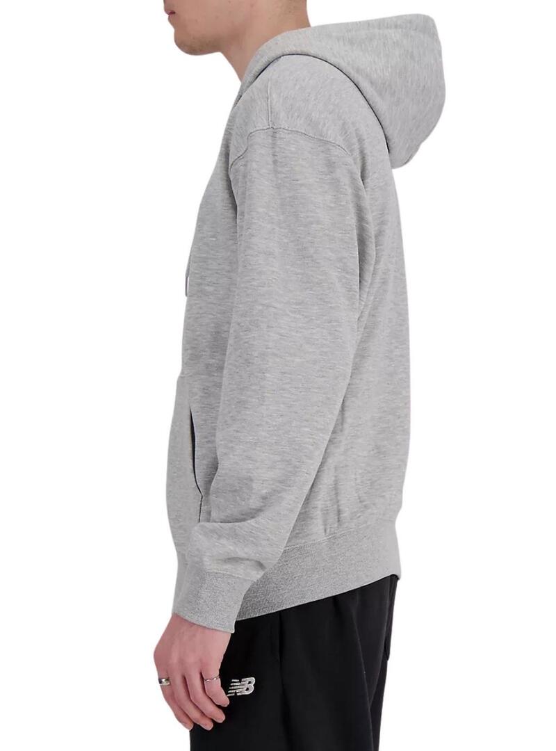 Giacca sportiva New Balance grigia per uomo