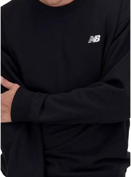 Felpa New Balance Sport nera per uomo