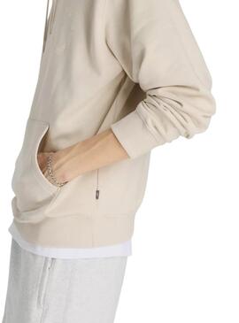 Felpa New Balance Circular Logo beige per uomo
