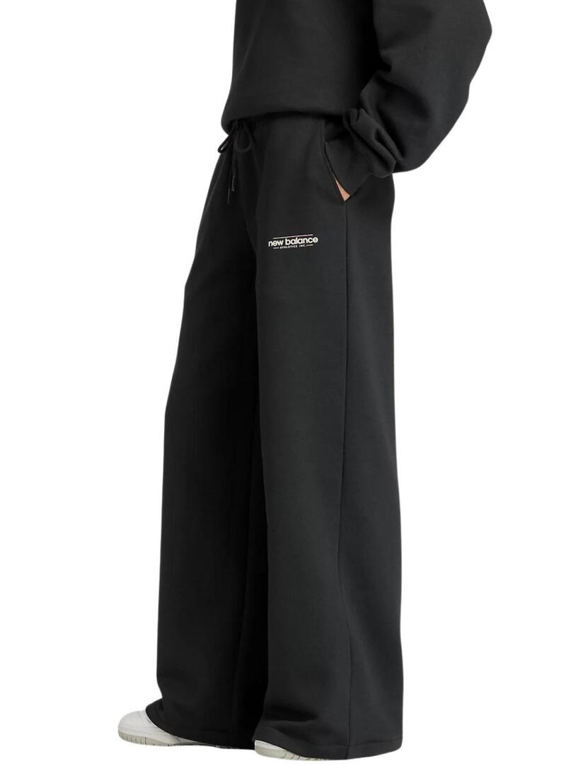 Pantaloni New Balance Reimagined neri per donna
