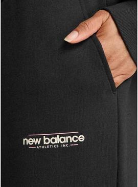 Pantaloni New Balance Reimagined neri per donna