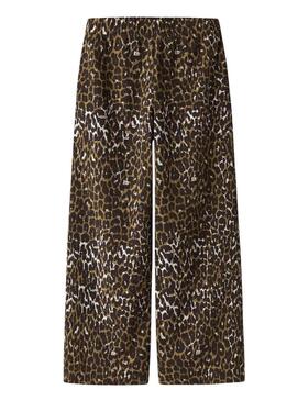 Pantaloni Name It Lotta leopardati per bambina
