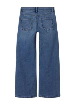 Pantaloni Name It Rose grigi scuro per ragazze.