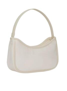 Borsa Calvin Klein Teddy Logo bianca per bambina