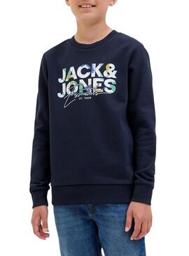 Felpa Jack and Jones Geplas blu marino per bambino