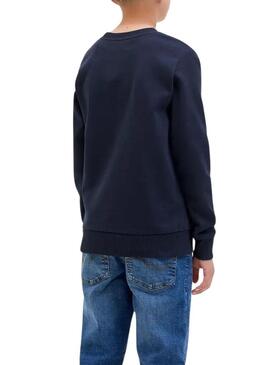 Felpa Jack and Jones Geplas blu marino per bambino