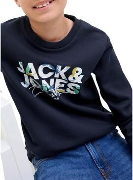 Felpa Jack and Jones Geplas blu marino per bambino