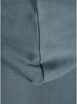 Felpa con cappuccio Jack and Jones Pan blu per bambino