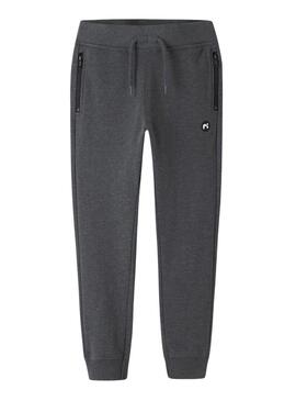 Pantaloni sportivi Name It Vimo grigi per bambino.