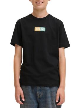 Maglietta Jack and Jones Pan nera per bambino