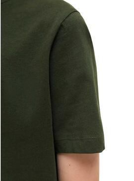 Maglietta Jack and Jones Pan verde per bambino.