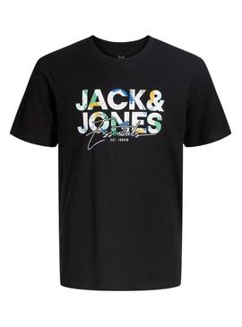 Maglietta Jack and Jones Geplas nera per bambino