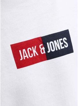 Maglietta Jack and Jones Pan bianca per bambino