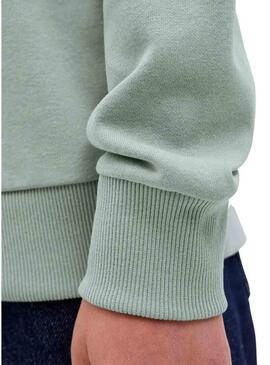 Felpa con cappuccio Jack and Jones Geplas verde bambino