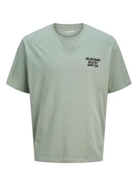 Maglietta Jack and Jones Wobly verde per bambino