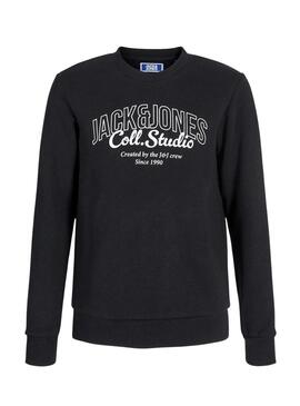 Felpa Jack and Jones Makoto nera per bambino