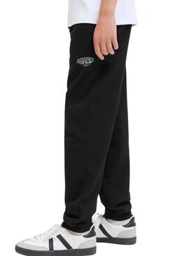 Pantaloni Jack and Jones Makoto neri per bambino.