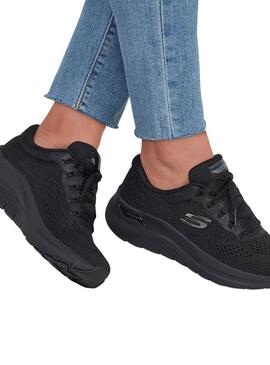 Scarpe Skechers Arch Fit nere da donna