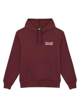 Felpa Dickies Donut bordeaux per uomo