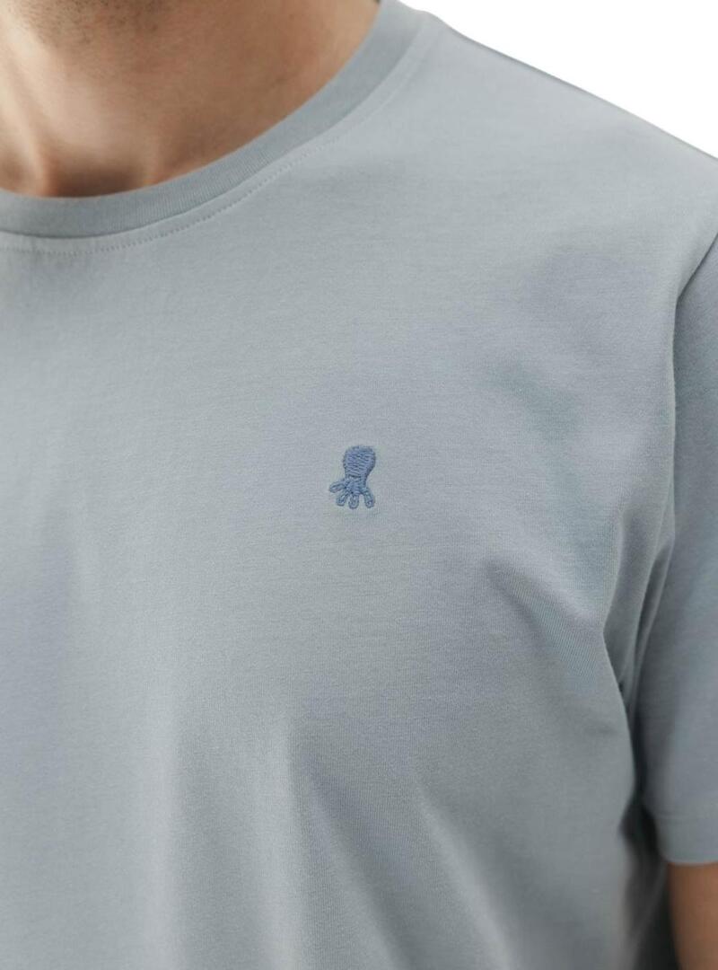 Maglietta El Pulpo basic blu per uomo