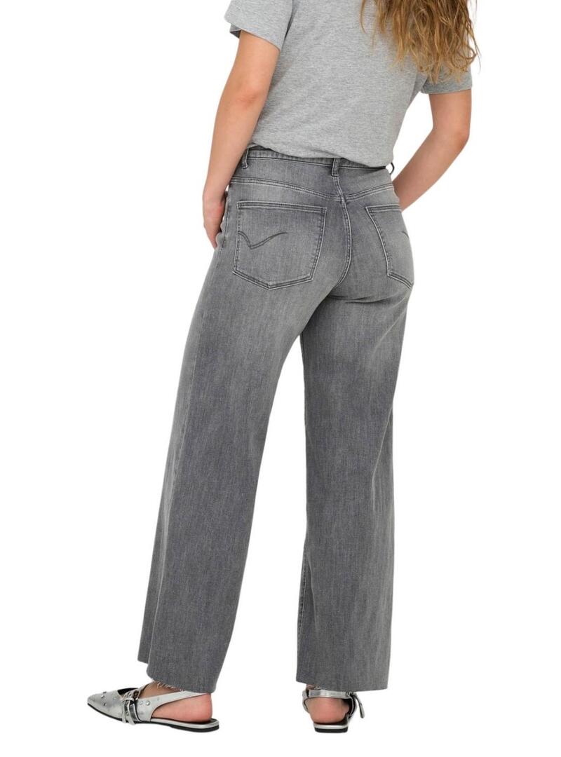Pantaloni in denim Only Lann Madison grigi per donna