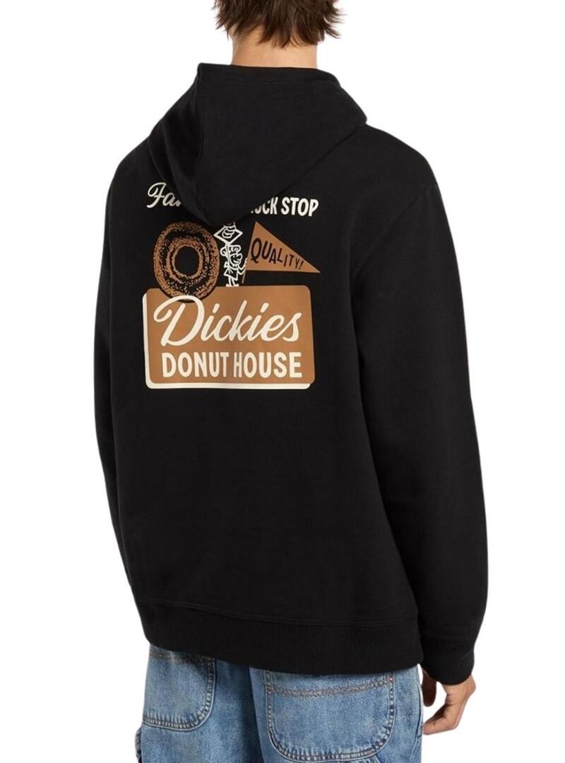 Felpa Dickies Donut House nera per uomo