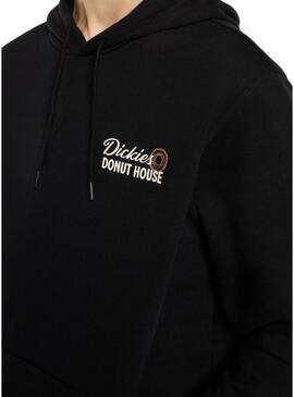 Felpa Dickies Donut House nera per uomo