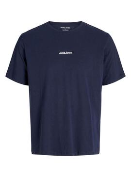 Maglietta Jack and Jones Mine blu scuro per uomo