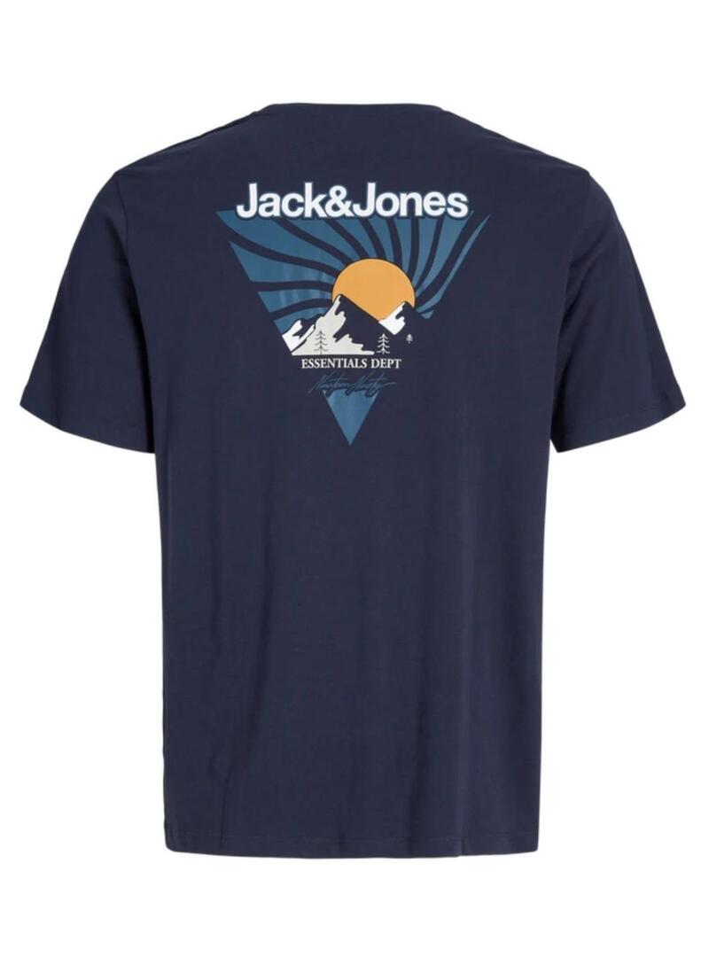 Maglietta Jack and Jones Mine blu scuro per uomo