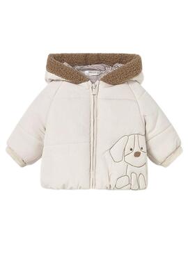 Giaccone Mayoral reversibile beige per bambini