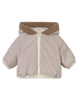 Giaccone Mayoral reversibile beige per bambini