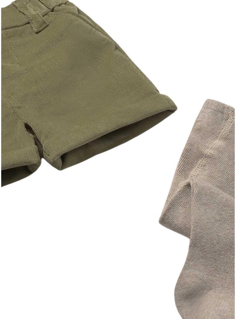 Set Mayoral 3 pezzi pantaloncini corti per bambini