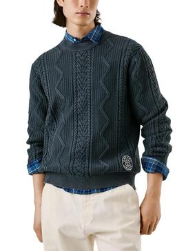 Maglia Pepe Jeans Perry blu scuro per uomo
