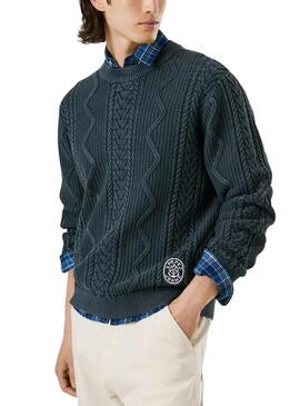 Maglia Pepe Jeans Perry blu scuro per uomo
