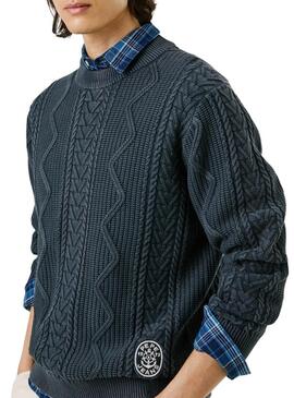 Maglia Pepe Jeans Perry blu scuro per uomo
