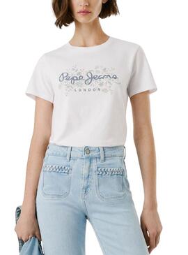 Maglietta Pepe Jeans Bero bianca per donna