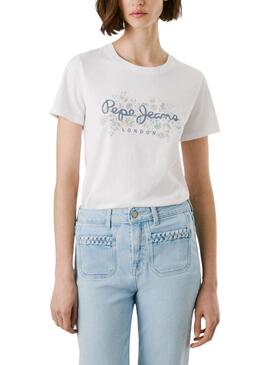 Maglietta Pepe Jeans Bero bianca per donna