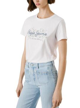 Maglietta Pepe Jeans Bero bianca per donna