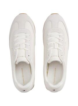 Scarpe da ginnastica Tommy Hilfiger Heritage Runner bianche per donna.
