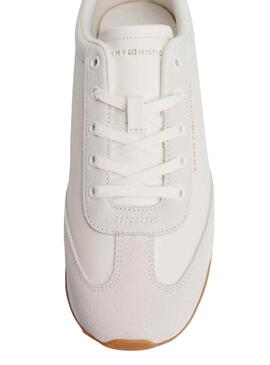Scarpe da ginnastica Tommy Hilfiger Heritage Runner bianche per donna.