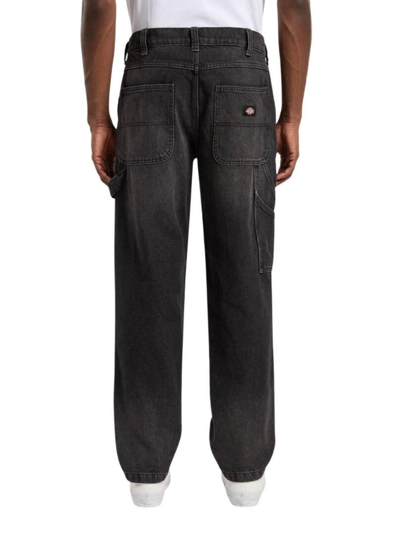 Pantaloni in denim Dickies Garyville neri per uomo.
