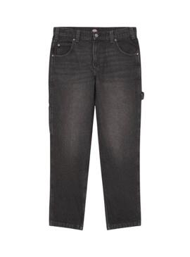 Pantaloni in denim Dickies Garyville neri per uomo.