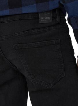 Pantaloni Only and Sons Loom neri per uomo.