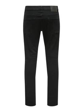 Pantaloni Only and Sons Loom neri per uomo.