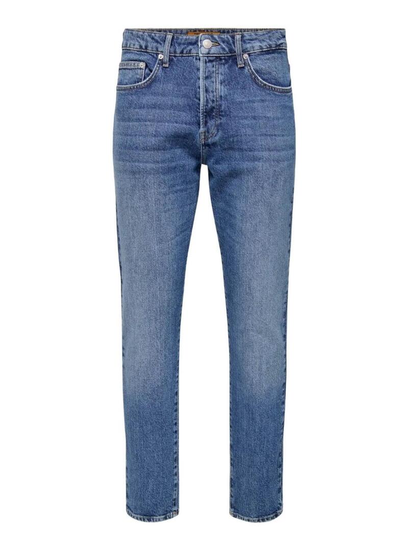 Pantaloni di jeans Only and Sons Tapered denim per uomo