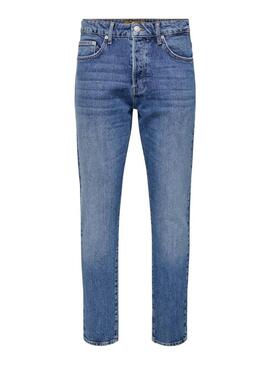 Pantaloni di jeans Only and Sons Tapered denim per uomo