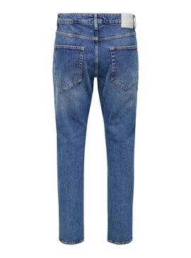 Pantaloni di jeans Only and Sons Tapered denim per uomo