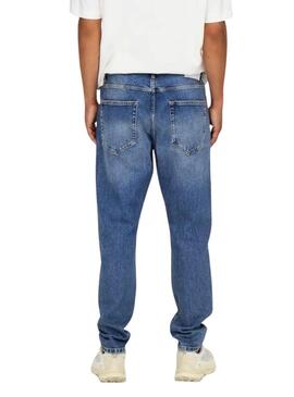 Pantaloni di jeans Only and Sons Tapered denim per uomo